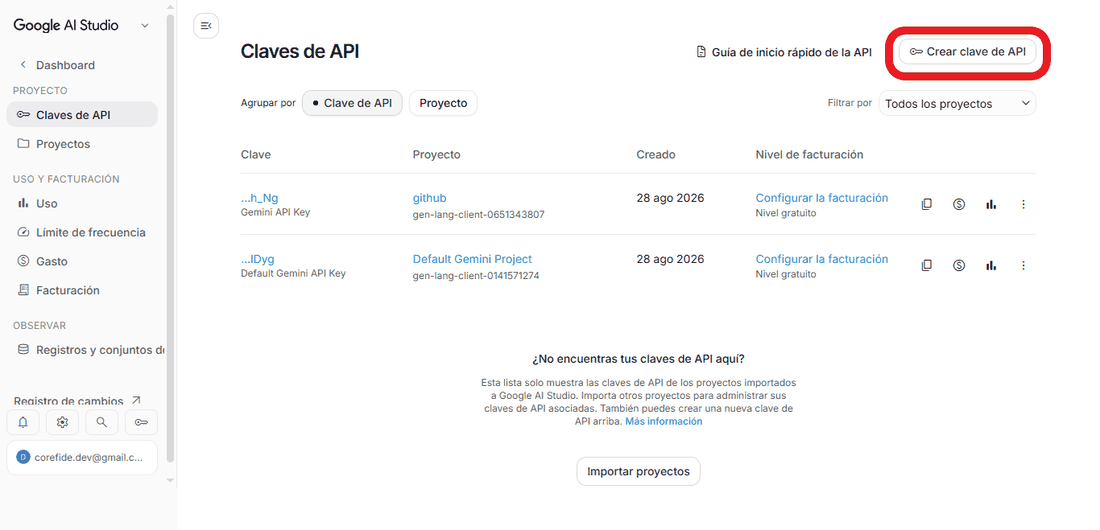 Paso 1: Entra en Google AI Studio