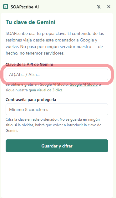 Paso 4: Pégala en SOAPscribe